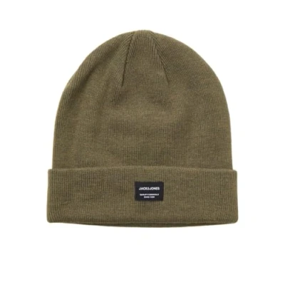 Abbildung von Jack &amp; Jones Strickmütze Jactech Short Beanie mit aufgenähtem Abzeichen