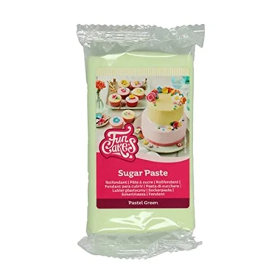 Abbildung von FunCakes Fondant Pastel grün, 4er Pack (4 x 250 g)