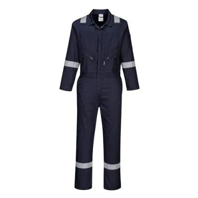 Abbildung von Portwest Iona Baumwoll Overall, Größe: 4XL, Farbe: Marine, C814NAR4XL