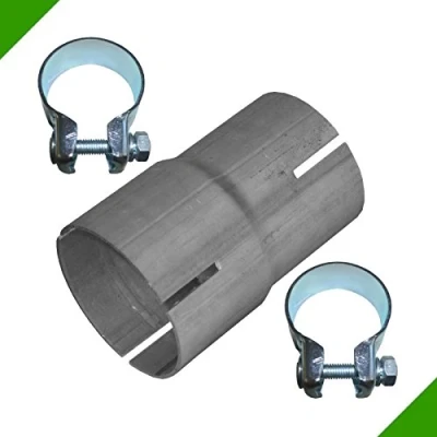 Abbildung von Rohrreduzierung 55mm auf 60mm Auspuff Adapter Bandstahl Schellen Rohrverbinder Reduktion Abgasanlage Reduzierverbinder Reduzierung Klemmstück Verbindungsstück Rohr Reduzierstück