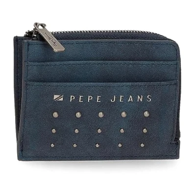 Abbildung von Pepe Jeans Holly kartenetui Blau 11,5x8x1,5 cm Kunstleder, blau, Talla única,