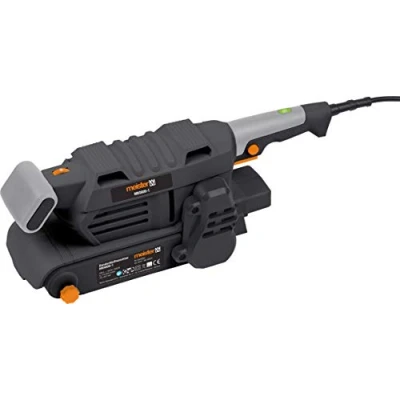 Abbildung von Meister Werkzeuge Bandschleifer MBS600 1 mit Staubfangbox LED Anzeige 600W