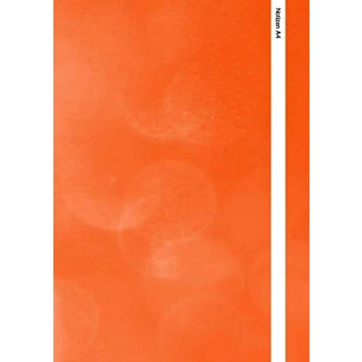 Abbildung von Notizbuch A4 (orange) von KOLON: Liniert, 220 Seiten, DIN A4, Softcover, &quot;Notizen&quot;
