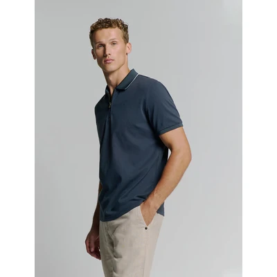 Abbildung von NO Excess Poloshirt, Herren, Größe: Large, Deep blue