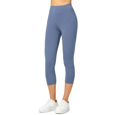 Abbildung von Merry Style Damen Leggings 3/4 Capri aus Viskose MS10 144 (Jeans, S)