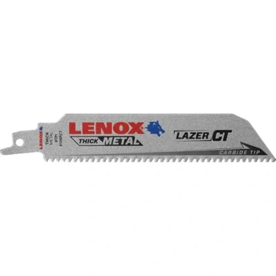Abbildung von Lenox Bajonett Sägeblatt 229mm Lazer CT 229x25x1.3mm 8TPI universal Metall/Gusseisen 1St