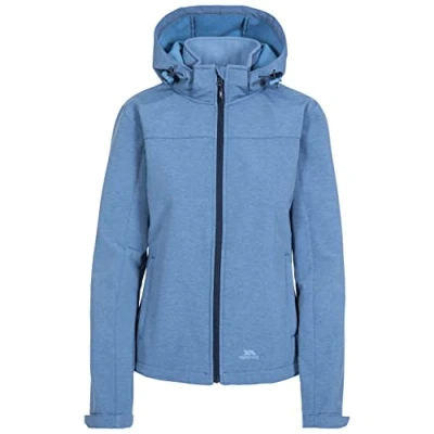 Abbildung von Trespass Damen Leah wasserdichte Softshelljacke mit verstellbarer Kapuze
