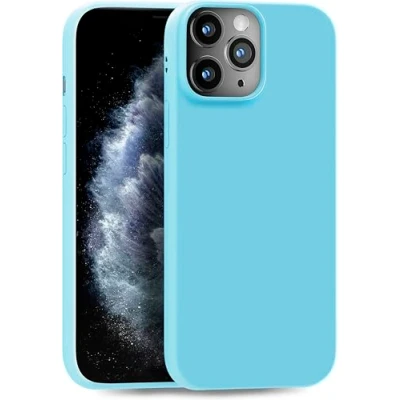 Abbildung von MyGadget Hülle kompatibel mit iPhone 11 Pro robuste Handyhülle TPU Case Slim Silikonhülle Back Cover Kratzfest Schutzhülle matt Türkis
