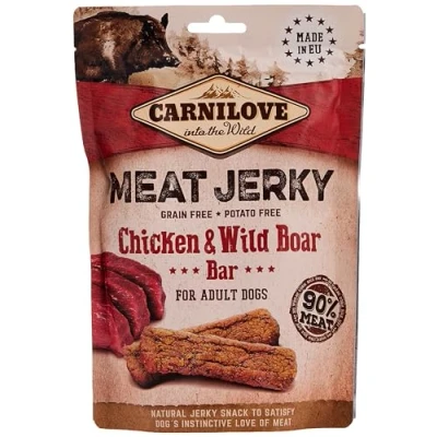 Abbildung von Carnilove Jerky Snack Huhn &amp; Wildschwein Riegel, 100 g
