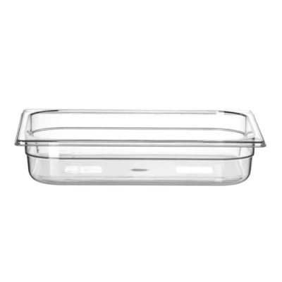 Abbildung von HENDI Gastronormbehälter, Temperaturbeständig von 40 bis 110C, Skalierung, Geruchs und geschmackneutral, 4L, Polycarbonat, GN 1/2, 325x265x(H)65mm, Transparent