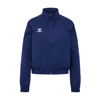 Abbildung von Hummel Travel Trainingsjacke, Damen, Größe: 44, Marine