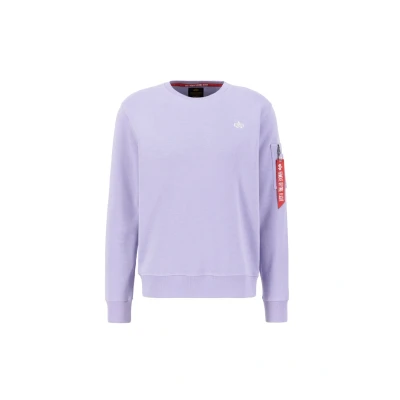 Abbildung von Alpha Industries EMB Sweatshirt, Größe: Large, Pale violet