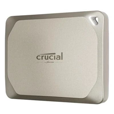Abbildung von Crucial X9 Pro für Mac 2TB Externe SSD Festplatte, bis zu 1050MB/s Lesen/Schreiben, ready, Wasser und Staubgeschützt (IP55), USB C 3.2 Portable Solid State Drive CT2000X9PROMACSSD9B02