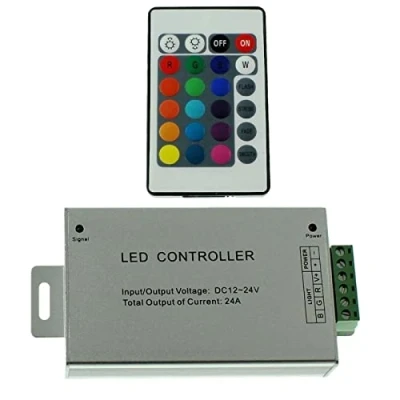 Abbildung von RGB LED 24Key Controller 12...24V 288W RGB; 4 Pin