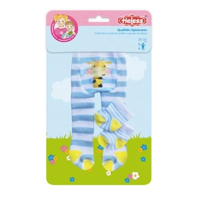 Abbildung von Puppenstrumpfhose mit S&ouml;ckchen &quot;Lustige Tiere&quot;, 1 Set, sortierte Ware, Gr. 28...