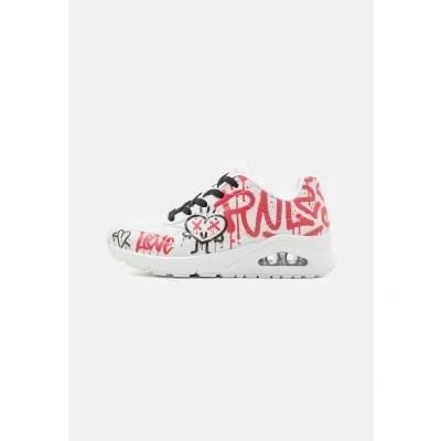 Abbildung von Skechers UNO Sneaker low, Damen, Größe: 39, White/red/black Schuhe
