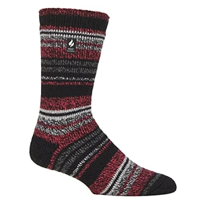 Abbildung von HEAT HOLDERS Herren Winter Extra Warm Thermosocken für Geschenk Innenfleece Socken (39 45, Schwarz (Bari))