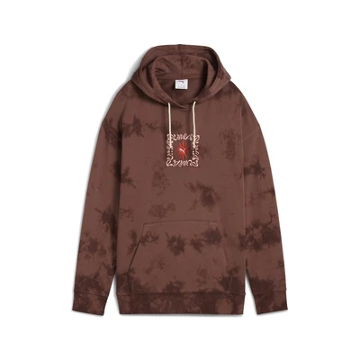 Abbildung von Puma Floral MIT Grafik Kapuzenpullover, Damen, Größe: Small, Chocotart