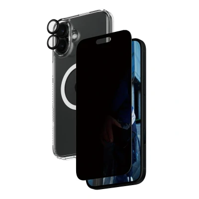 Abbildung von 0 PanzerGlass® 3 in 1 Privacy Protection Schutzset für iPhone 16 Plus