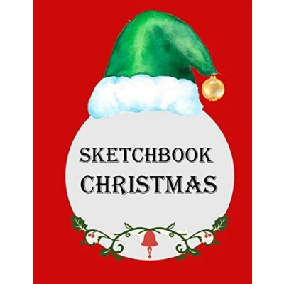 Abbildung von sketchbook christmas for winter: Drawing, Doodling or Sketching: 110 Pages, 8.5&quot; x 11&quot;