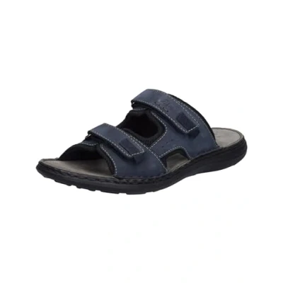 Abbildung von Josef Seibel Herren Klassische Sandalen Vincent 14,Weite G (Normal),Sommerschuhe,Freizeitschuhe,offene Schuhe,Jeans Kombi,44 EU