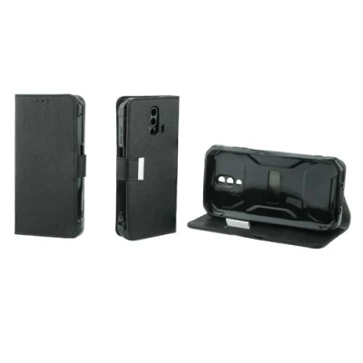 Abbildung von caseroxx Handy Hülle Tasche kompatibel mit Blackview BV7200 Bookstyle Case Wallet in schwarz