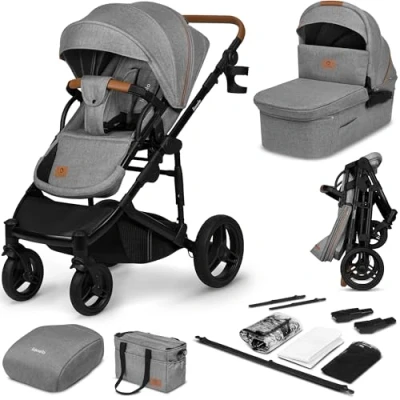 Abbildung von Lionelo MARI TOUR 2 in 1 Kombikinderwagen, Grey Stone