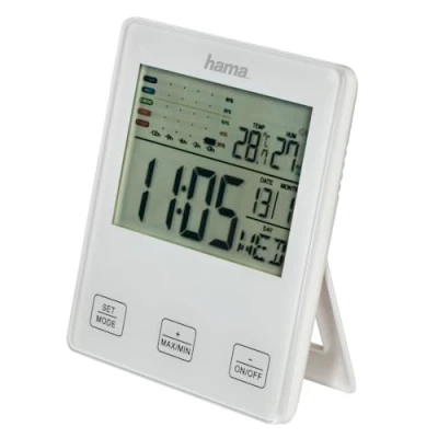 Abbildung von Hama Thermo /Hygrometer &quot;TH 10&quot;, mit Schimmelalarm Thermometer Wetterstation