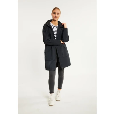 Abbildung von Dreimaster ÜBERGANGS Recyceltes Material Bridgeport Parka, Damen, Größe: 40, Schwarz