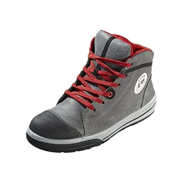 Abbildung von ELTEN Sicherheitsschuhe VINTAGE Pirate Mid ESD S3, Herren, Leder, Stahlkappe, leicht, sportlich, Grau/Schwarz, Größe: 45