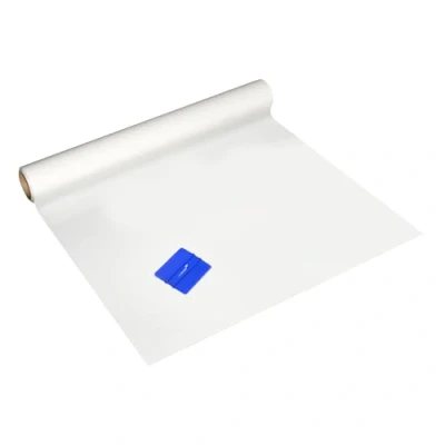 Abbildung von Legamaster Wrap Up Whiteboard Folie statisch selbsthaftend weiß 101x600cm abwischbar und wiederbeschreibbar magnetisch PVC frei aus Polypropylen