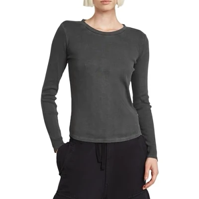 Abbildung von G STAR Langarmshirt, Damen, Größe: Small, Dk black gd