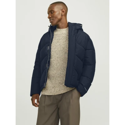 Abbildung von Jack &amp; Jones Jjworld Puffer Jacket Winterjacke, Herren, Größe: XS, Navy blazer