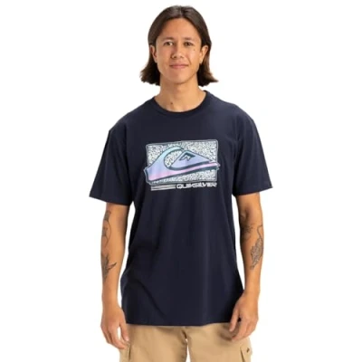 Abbildung von Quiksilver Herren Retro Fade Ss T Shirt, Dunkles Marineblau, S
