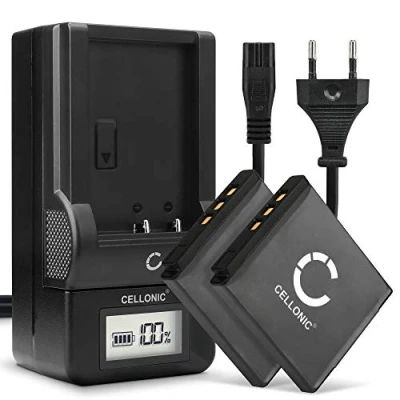 Abbildung von CELLONIC 2X KLIC 7004 Akku kompatibel mit Kodak Easyshare M1033 M1093 is M2008 V1073 V1233 V1253 V1273 PlaySport Zx3 PlayTouch Zi10 Zi8 3.6V 3.7V 750mAh + Ladegerät