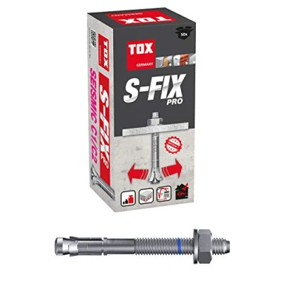 Abbildung von TOX 4010211 Bolzenanker S Fix Pro M8 x 95/29 mm, 50 Stück, 04010211, Verzinkt