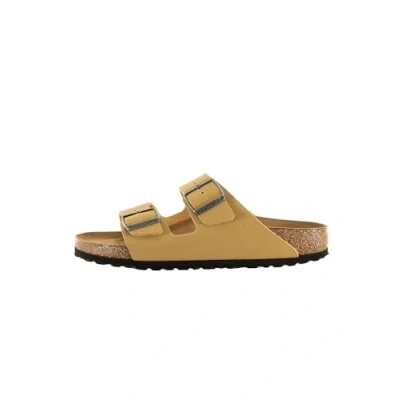 Abbildung von Birkenstock Pantolette flach, Damen, Größe: 35, Beige Schuhe