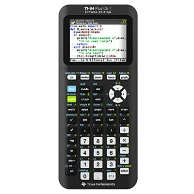 Abbildung von Texas Instruments TI 84 CE T + Python App