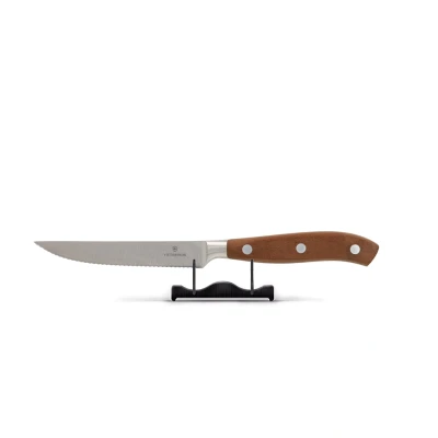 Abbildung von Victorinox Grand Maître Steakmesser 12 cm Wellenschliff Ahornholz