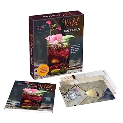 Abbildung von Wild Cocktails Deck: 50 recipe cards for drinks made using fruits, herbs &amp; edible flowers (Recipe Card Decks, 4)