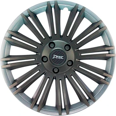Abbildung von Satz J Tec Radzierblenden Discovery R 15 Zoll Silber/Grau