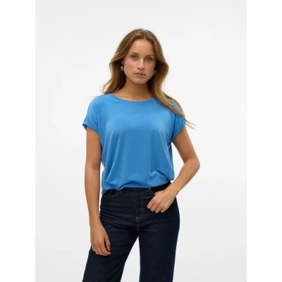 Abbildung von Vero Moda Rundhalsshirt &quot;VMAVA PLAIN SS TOP GAJRS NOOS&quot;