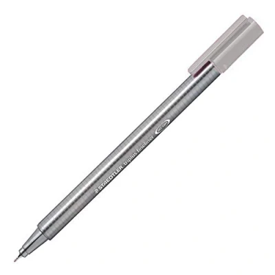 Abbildung von 10 x Staedtler Fineliner triplus 0,3mm silbergrau