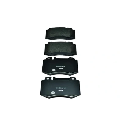 Abbildung von HELLA 8DB 355 010 171 Bremsbelagsatz für Verschleißwarnanzeiger vorbereitet MERCEDES BENZ: SL Cabrio, ML Klasse, S Klasse Limousine
