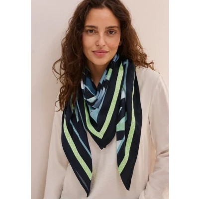 Abbildung von Cecil Gemustertes Schal, Damen, Größe: One Size, Blau
