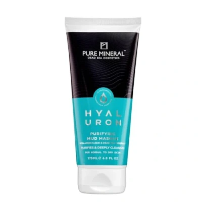 Abbildung von Pure Mineral Feuchtigkeitsspendende Schlamm Maske für normale bis trockene Haut Tote Meer Mineralien, hydratisiert und reinigt, angenehme Textur Ohne Silikone, Sulfate, Parabene 175ml