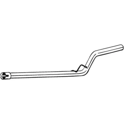 Abbildung von BOSAL 850 087 Abgasrohr VOLKSWAGEN: Caddy 3 Kombi, Kastenwagen