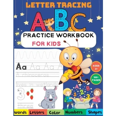 Abbildung von ABC Letter Tracing Practice Workbook for Kids Ages 3 5: 160+ Learning To Write Alphabet, Numbers, Shapes, Color, words, Letters and Line Tracing. ... 5.: Alphabet