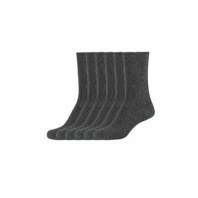Abbildung von s.Oliver 6ER PACK Socken, Damen, Größe: 35 38, Anthracite melange