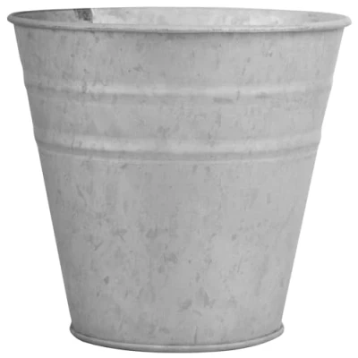Abbildung von Esschert Design Altzink Blumentopf, 0,3 Liter, Ø9cm, Höhe 9,5 cm